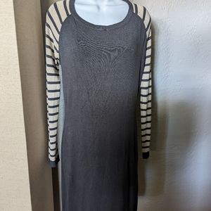 Tart medium sweater dress gray long sleeves